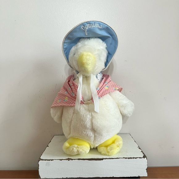 Vintage EDEN Beatrix Potter Jemima Puddle Duck Plush 10" - Picture 1 of 8